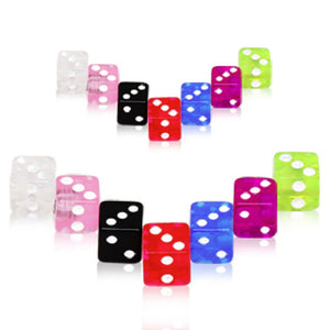 10pcs UV Coated Acrylic Dice Ball Package-WildKlass Jewelry