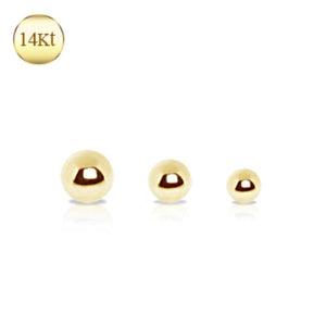 14Kt Yellow Gold Replacement Ball-WildKlass Jewelry