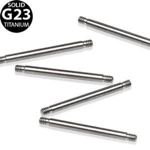 10 Pcs Grade 23 Titanium Barbell Shaft Package-WildKlass Jewelry