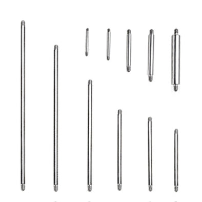 10pcs Package of 316L Surgical Steel Straight Threaded Bars-WildKlass Jewelry