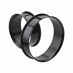 Supersize Colorline Steel Single Flared Ear Gauge Tunnel Plug-WildKlass Jewelry