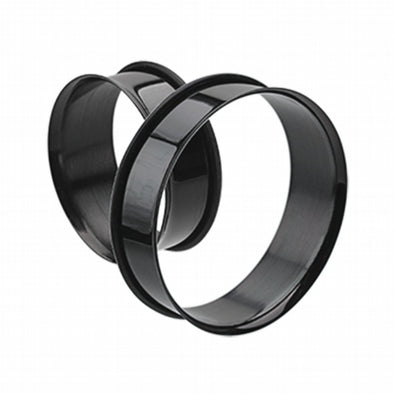 Supersize Colorline Steel Single Flared Ear Gauge Tunnel Plug-WildKlass Jewelry