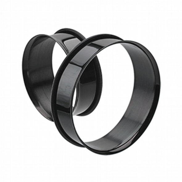 Supersize Colorline Steel Single Flared Ear Gauge Tunnel Plug-WildKlass Jewelry