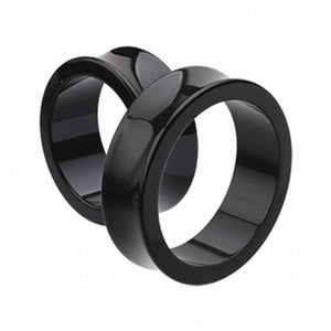 Supersize Basic Acrylic Double Flared Ear Gauge Tunnel Plug-WildKlass Jewelry