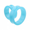 Supersize Neon Colored Acrylic Double Flared Ear Gauge Tunnel Plug-WildKlass Jewelry