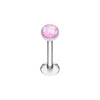Opal Glitter Shower Dome 316L Surgical Steel Labret Monroes-WildKlass Jewelry