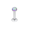Opal Glitter Shower Dome 316L Surgical Steel Labret Monroes-WildKlass Jewelry
