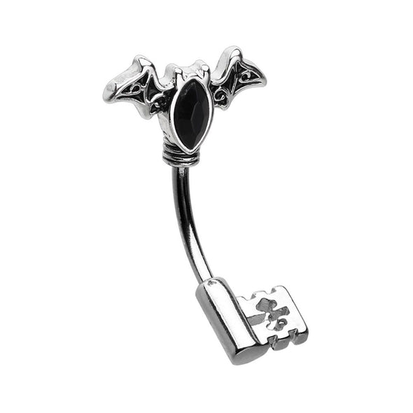 WILDKLASS Bat Outta Hell Belly Button Ring-WildKlass Jewelry