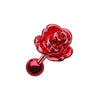 Vintage Steel Rose Cartilage Tragus Earring 316L Surgical Steel-WildKlass Jewelry