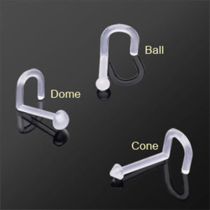 Bio Flex Twisted Nose Ring Retainer-WildKlass Jewelry