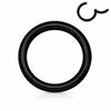 316L Surgical Steel Color Hinged Seamless Clicker Septum Ring 20g 18g 16g 14g 12g 10g-WildKlass Jewelry