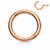 316L Surgical Steel Color Hinged Seamless Clicker Septum Ring 20g 18g 16g 14g 12g 10g-WildKlass Jewelry