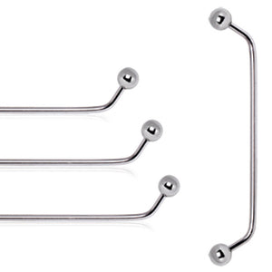 316L Surgical Steel 45 Degree Surface Barbell-WildKlass Jewelry