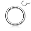 Pair of 316L Surgical Steel Hinged Segment WildKlass Rings-WildKlass Jewelry