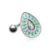 Chakra Opal Cartilage Tragus Earring-WildKlass Jewelry