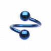 Colorline PVD Twist Spiral Ring-WildKlass Jewelry