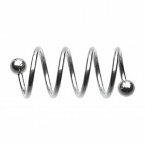 Basic Steel Quad Twist Spiral Ring-WildKlass Jewelry