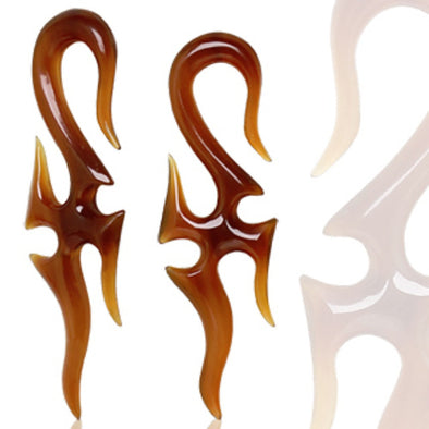 Buffalo Golden Horn Taper with Spikes-WildKlass Jewelry