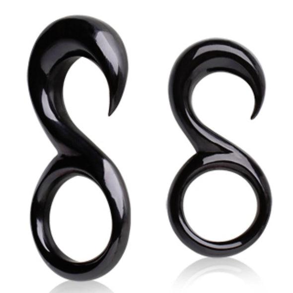 Buffalo Horn Taper with "8" Shape-WildKlass Jewelry