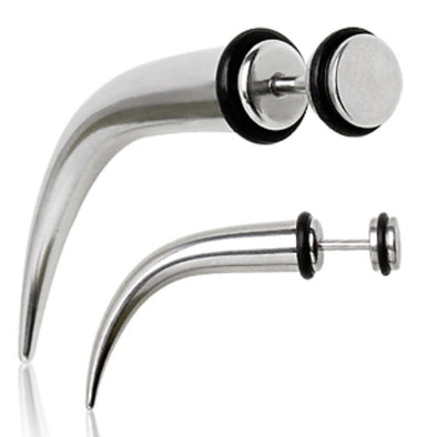 316L Surgical Steel Curved Faker Taper-WildKlass Jewelry