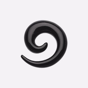 Solid Acrylic Ear Gauge Spiral Hanging Taper-WildKlass Jewelry
