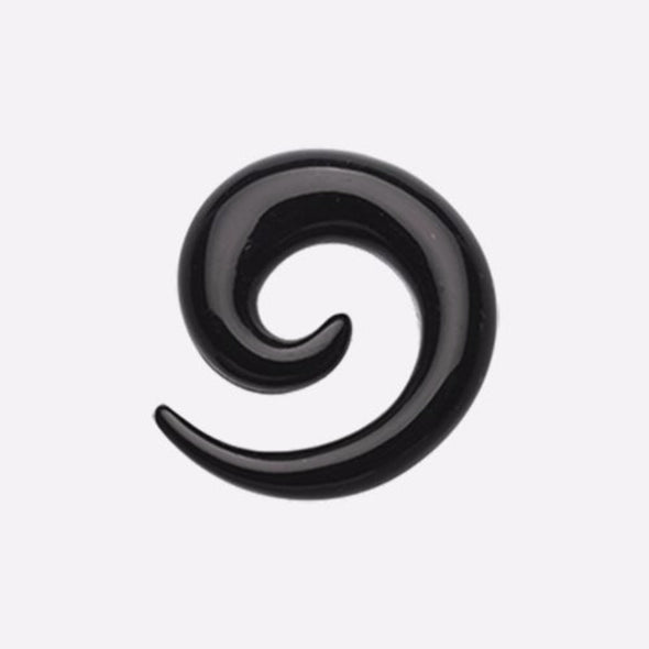 Solid Acrylic Ear Gauge Spiral Hanging Taper-WildKlass Jewelry