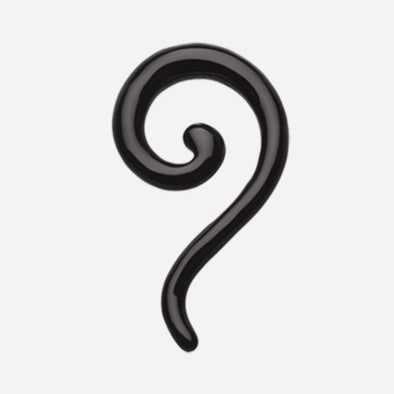 Claw Hook Acrylic Ear Gauge Spiral Hanging Taper-WildKlass Jewelry