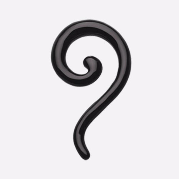 Claw Hook Acrylic Ear Gauge Spiral Hanging Taper-WildKlass Jewelry