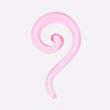 Claw Hook Acrylic Ear Gauge Spiral Hanging Taper-WildKlass Jewelry