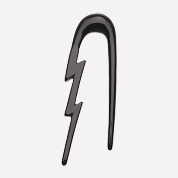 Lightning Bolt Acrylic Ear Gauge Buffalo Taper-WildKlass Jewelry