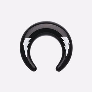 Thunder Struck Acrylic Ear Gauge Buffalo Taper-WildKlass Jewelry