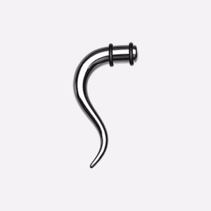Classic Curvature Steel Ear Gauge Hanging Taper-WildKlass Jewelry