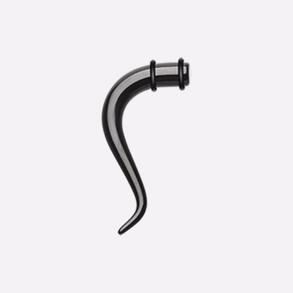 Blackline Classic Curvature Ear Gauge Hanging Taper-WildKlass Jewelry