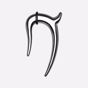 Fang Claw Steel Ear Gauge Hanging Taper-WildKlass Jewelry