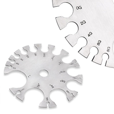 Stainless Steel Piercing Wheel Gauge-WildKlass Jewelry