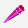 Basic UV Acrylic Ear Stretching Taper-WildKlass Jewelry