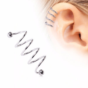 316L Surgical Steel Quadruple Coil Twist-WildKlass Jewelry