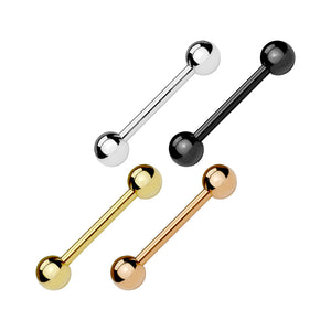 4 Pcs Value Pack Mixed IP Color Over 316L Surgical Steel WildKlass Barbells-WildKlass Jewelry