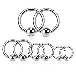 Value Pack 4 Pairs Annealed 316L Surgical Steel WildKlass Captive Bead Rings-WildKlass Jewelry