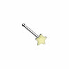 Illuminating Glow in the Dark Star L-Shape & Stud Nose Ring-WildKlass Jewelry