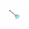 Illuminating Glow in the Dark Star L-Shape & Stud Nose Ring-WildKlass Jewelry