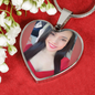 Customized Photo & Engraved Luxury Heart Necklace-WildKlass Jewelry