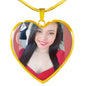 Customized Photo & Engraved Luxury Heart Necklace-WildKlass Jewelry