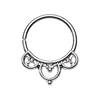 Silver & Golden Aeval Celtic Goddess Bendable Twist Hoop Ring-WildKlass Jewelry