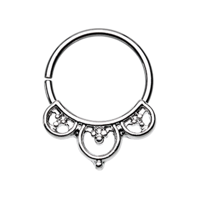 Silver & Golden Aeval Celtic Goddess Bendable Twist Hoop Ring-WildKlass Jewelry