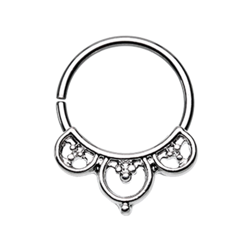 Silver & Golden Aeval Celtic Goddess Bendable Twist Hoop Ring-WildKlass Jewelry