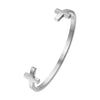 Mister Double Cross Cuff Bracelet-WildKlass Jewelry