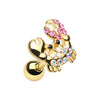 Golden & Silver Posh Sea Crab Cartilage Tragus Earring-WildKlass Jewelry