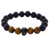 Mister Annum Plus Bead Bracelet - Onyx & Tiger-WildKlass Jewelry