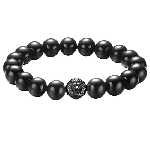Mister Lion Plus Bead Bracelet-WildKlass Jewelry